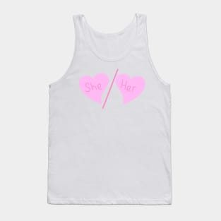 She/Her Pronouns Tank Top